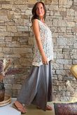 Aubrey Filigree Crochet Tank Cream